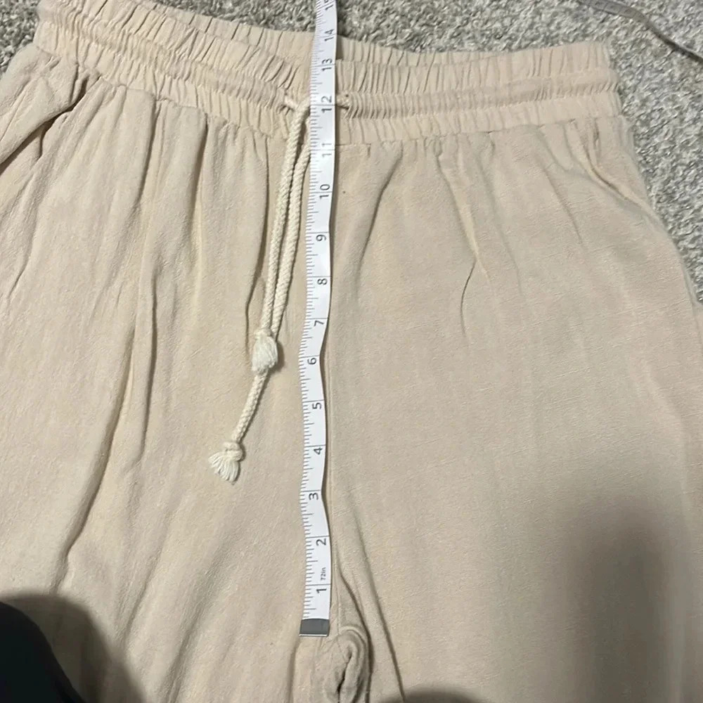 Forever 21 linen drawstring pants - Picture 6 of 7